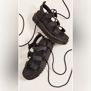 Dr. Martens Women's Gladiator w/ Ankle-tie Sandal. Used once, great condition